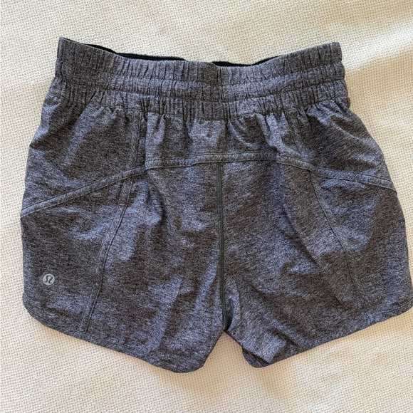 lululemon NWOT athletica Heather Lux Multi Black Tracker Shorts - Picture 3 of 5